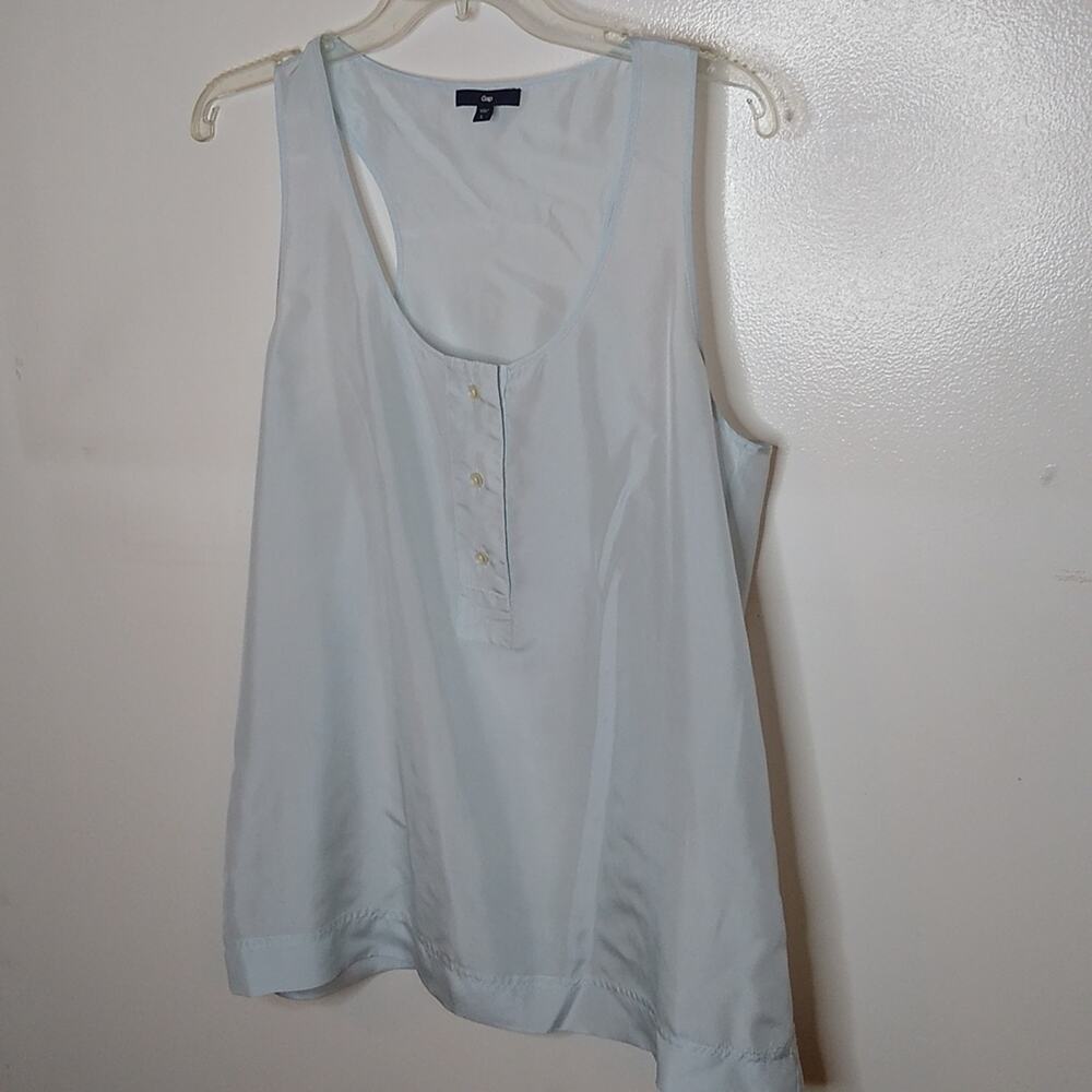 Gap women's size large lite blue blouse. Classy